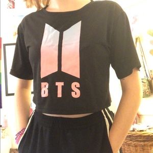 CUTE BTS CROP TOP